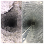 Tornado Air Duct Cleaning-Dryer Vent Cleaning Before And After Dryer Lint Removal